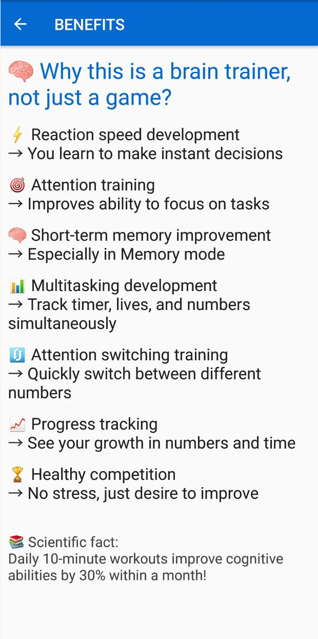 Daily training with shapes